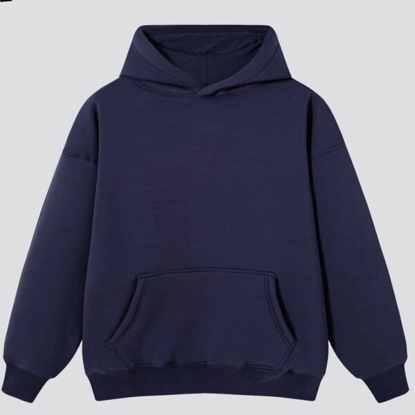 Men's Thickened Fleece - lined Hooded Sweatshirt