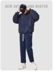 Men's Thickened Fleece - lined Hooded Sweatshirt