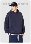 Men's Thickened Fleece - lined Hooded Sweatshirt